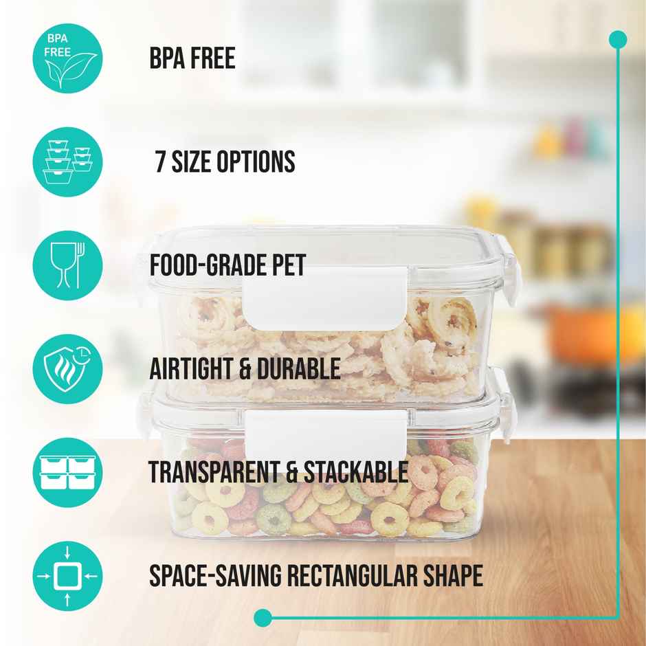Steelo SoFresh Rectangular Container | 800 ml