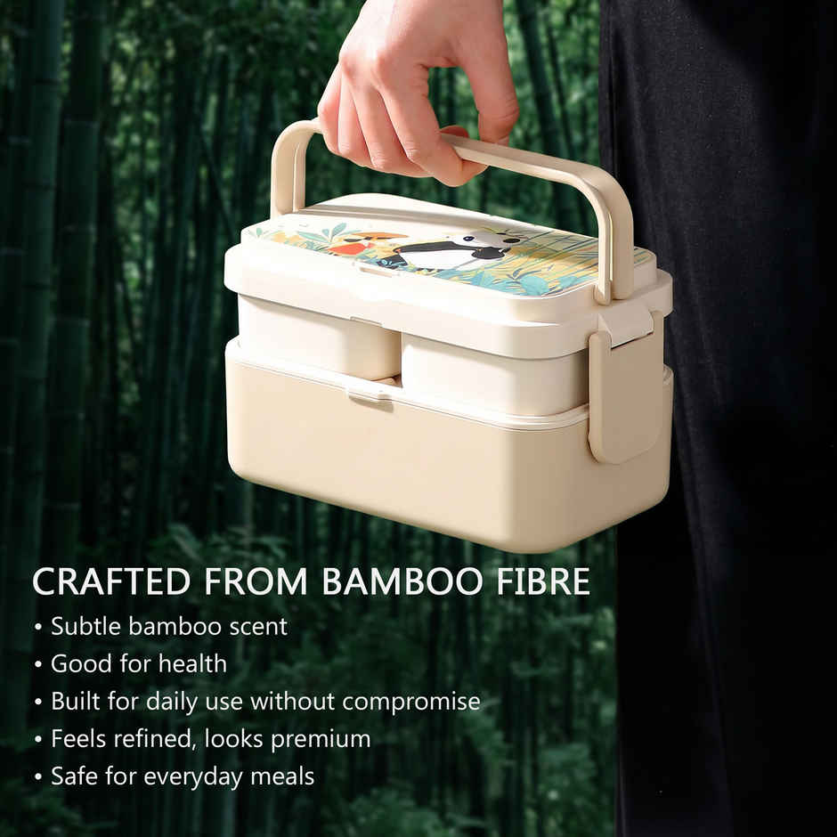 Steelo Bento 3 in 1 Lunch Box | Flower Print