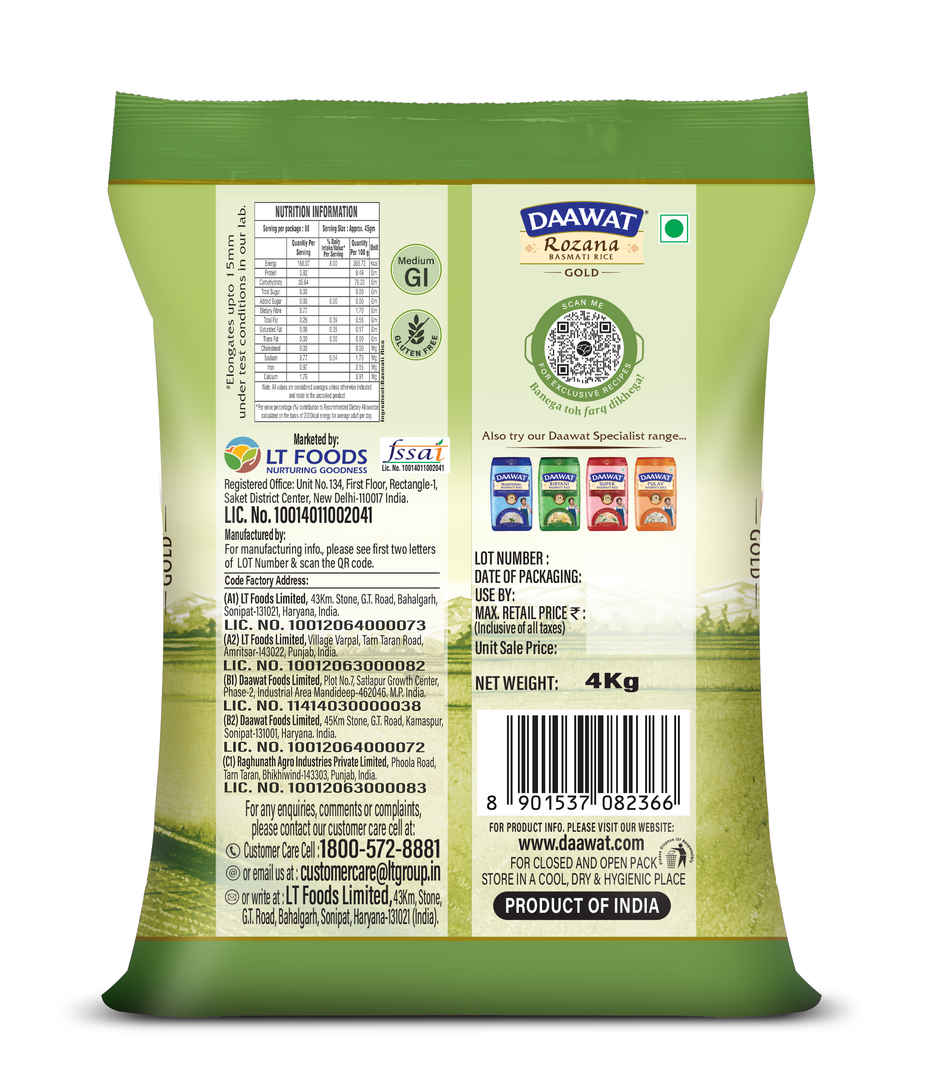 Daawat Rozana Gold Rice