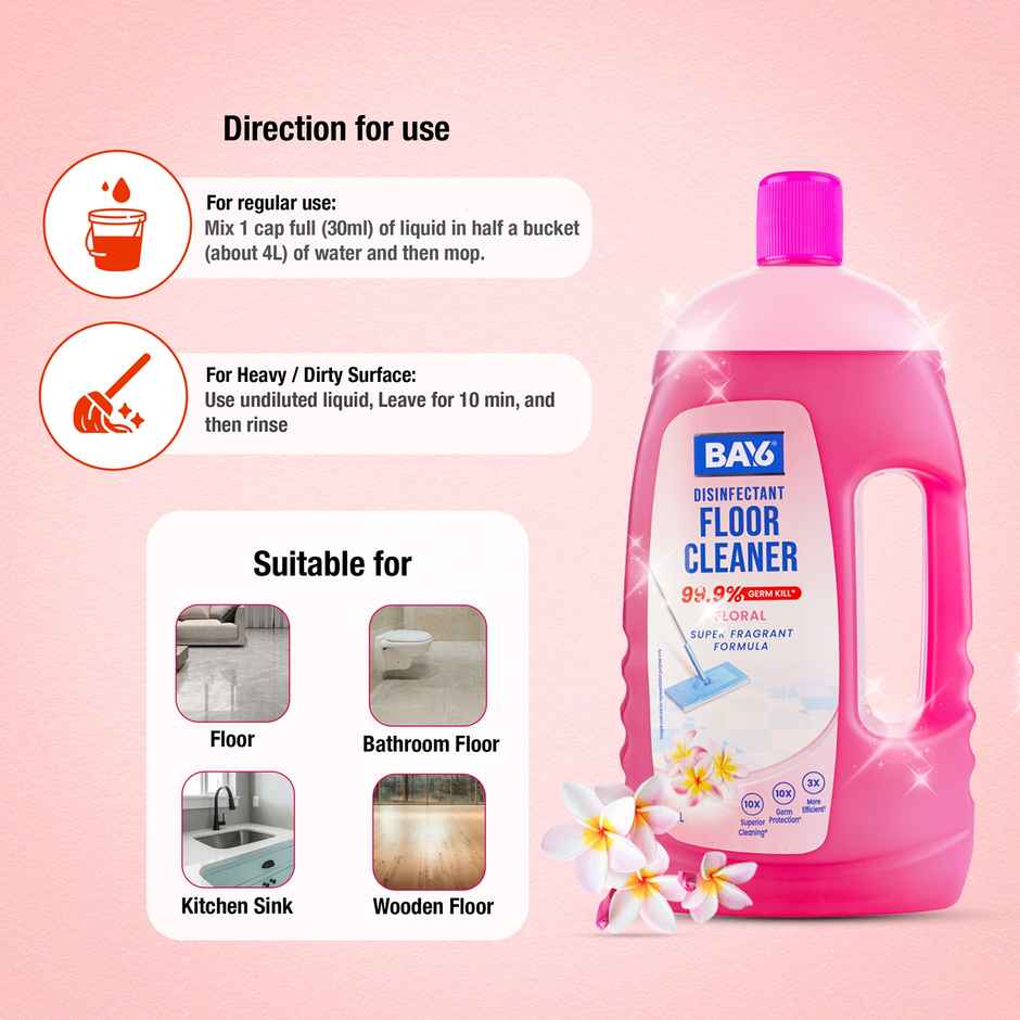 BAY6 Floor Super Fragrant Floral Formula