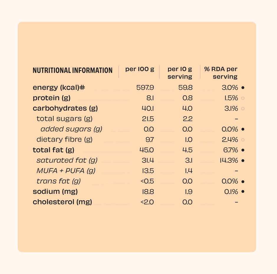 The Whole Truth Dark Cocoa Bar - Orange | 80 g | Sweetened With dates