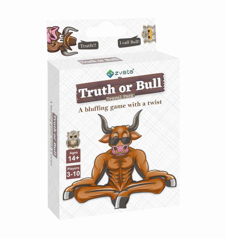 Zvata Truth or Bull | Party Card Game for Ages 14+ 