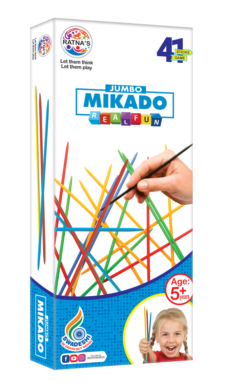 Ratna's Mikado Stick Jumbo 0xc0020e19a8 (Assorted)