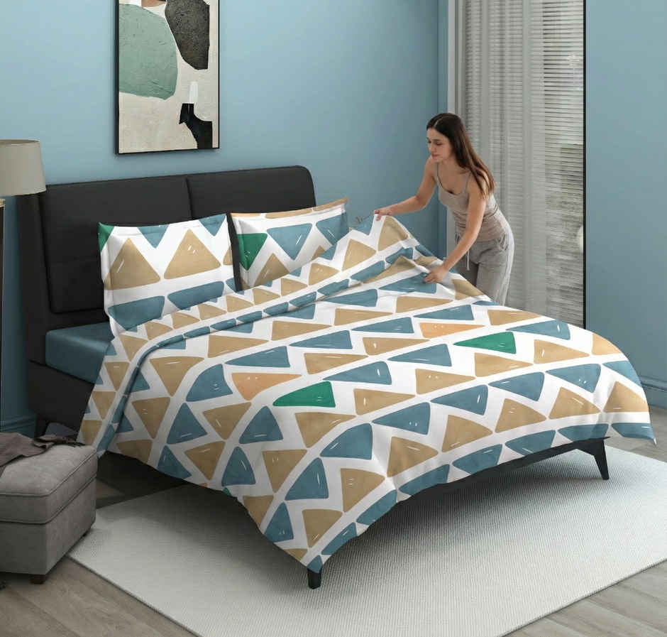 Dream Living 135 GSM King Bedsheet Set |250 x 275 cm| With 2 Pillow Covers