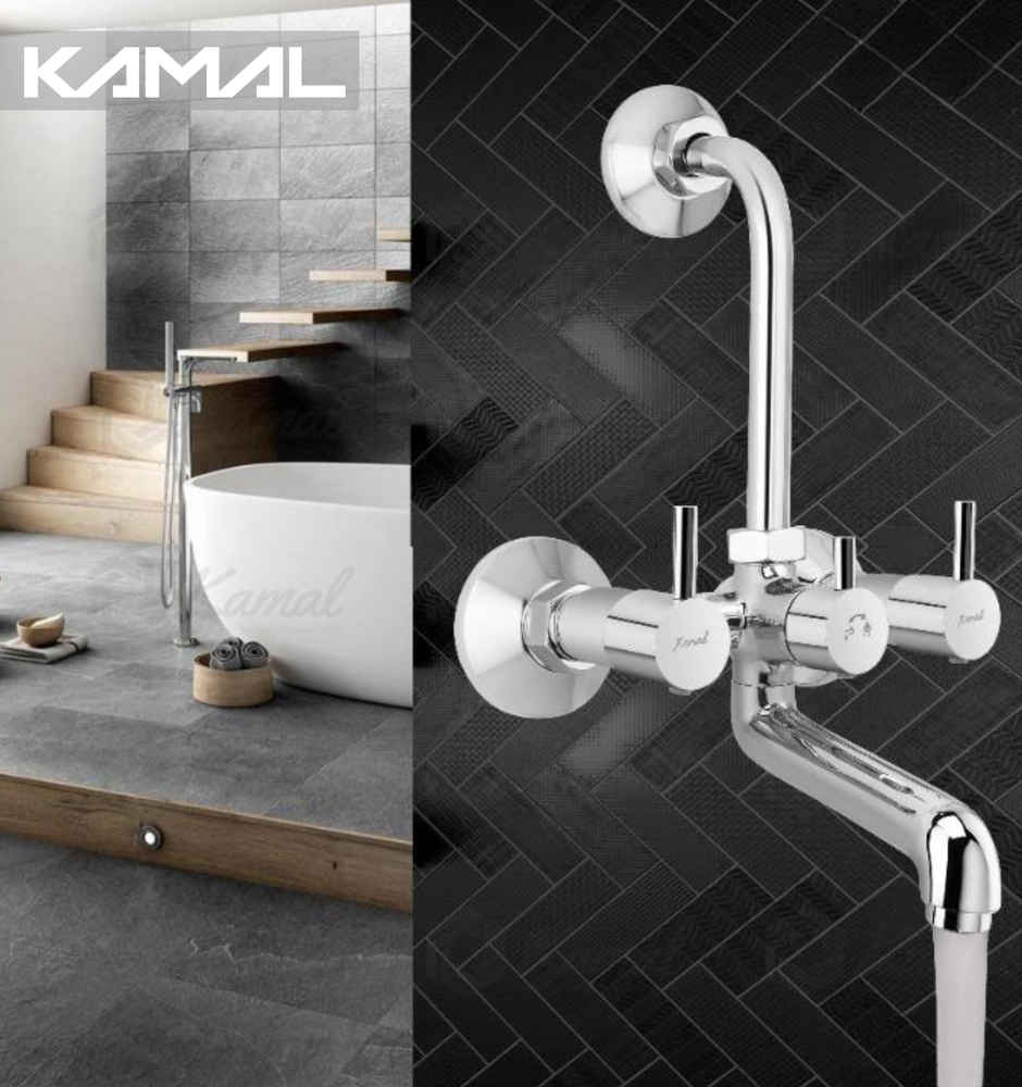 Kamal | With Bend Flt Mixer Faucet