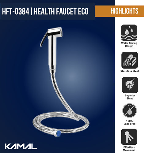 Kamal Health Faucet Eco | With 1 m Ss Tube Health Faucet