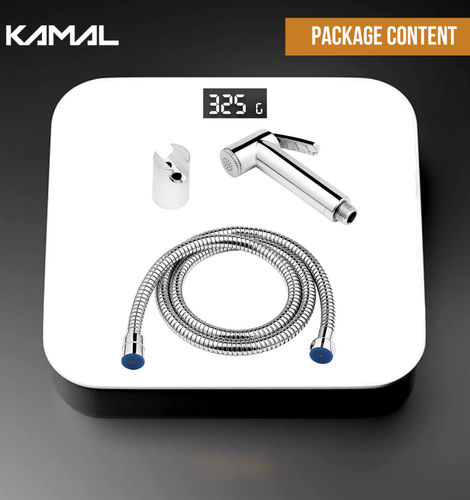 Kamal Health Faucet Eco | With 1 m Ss Tube Health Faucet