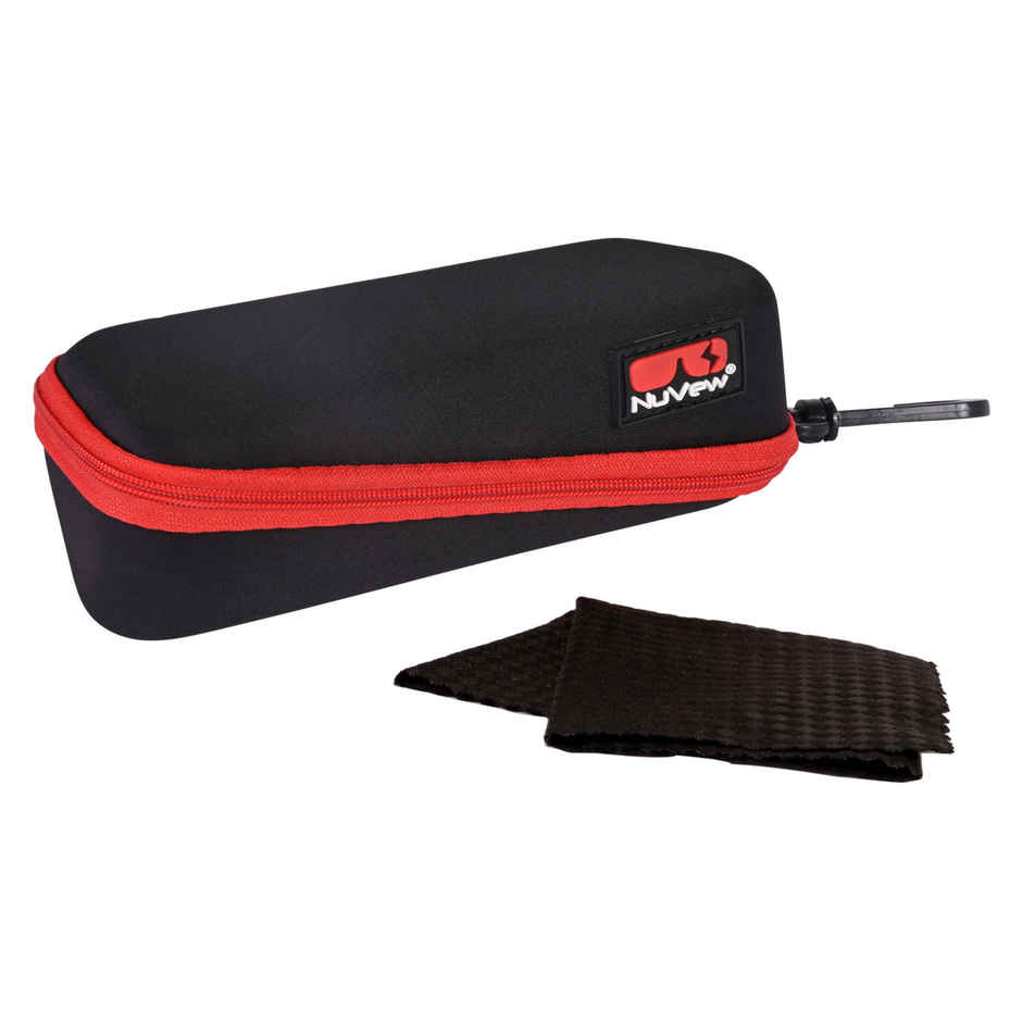 NuVew Unisex Sports Riding Sunglasses | Black - Large