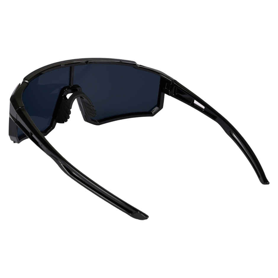 NuVew Unisex Sports Riding Sunglasses | Black - Large