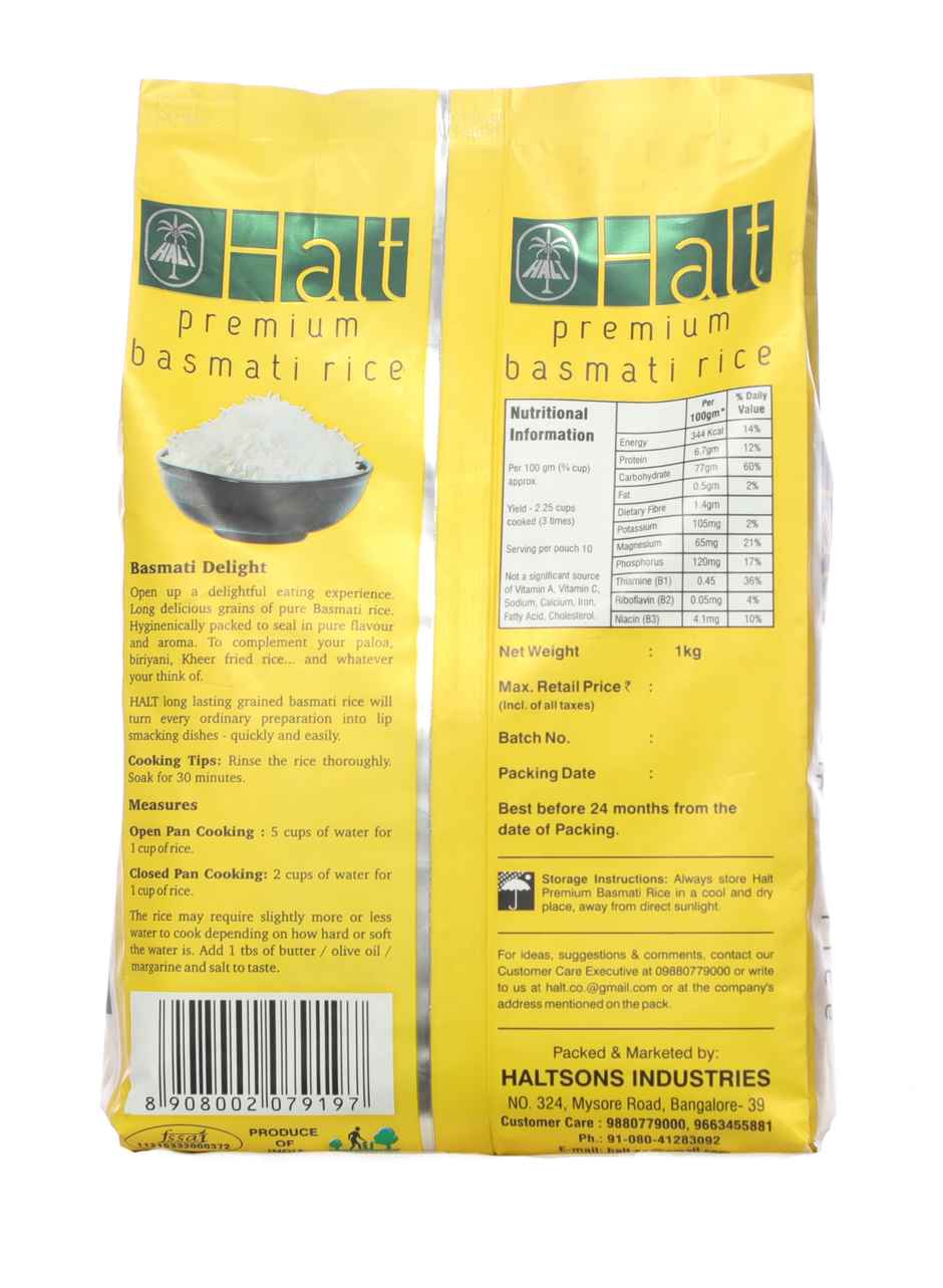 Halt Basmati Rice