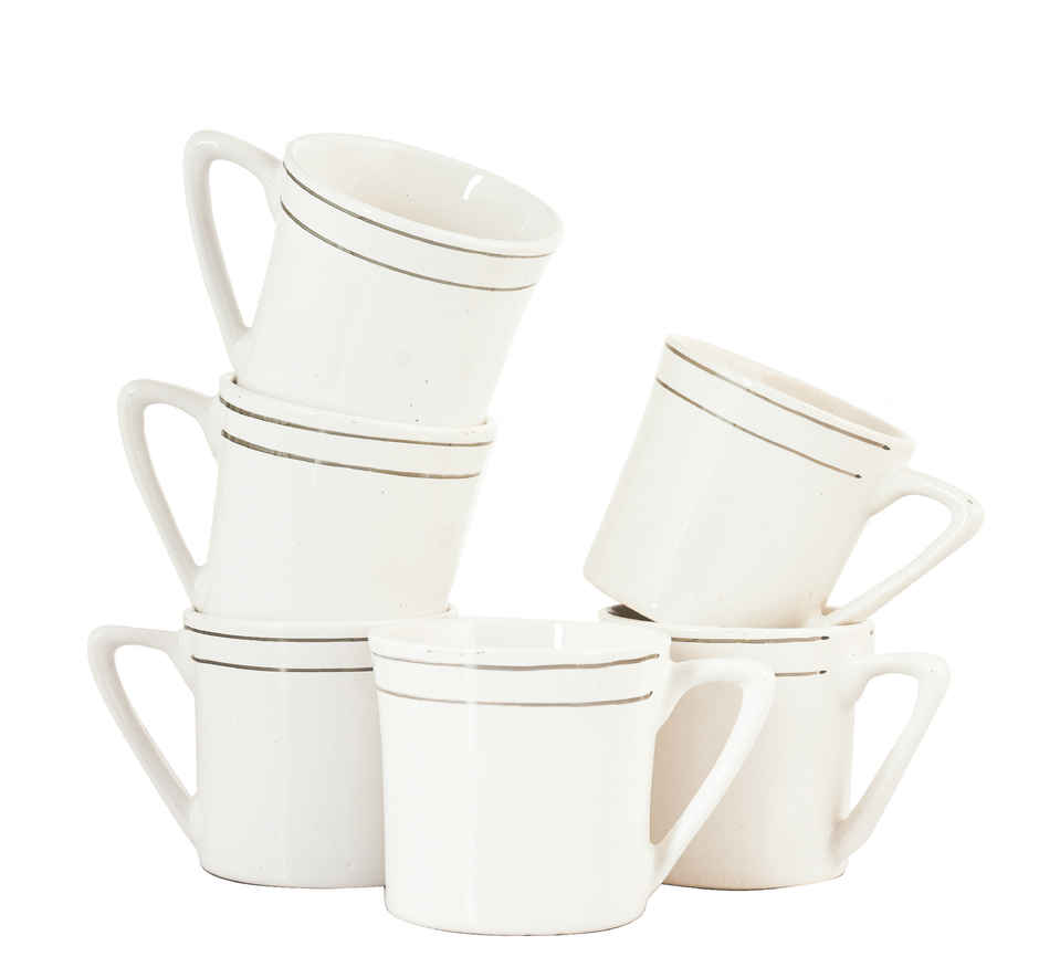 Sanjeev Kappor By OGGN Bel Bottom Silver Line Tea Mug
