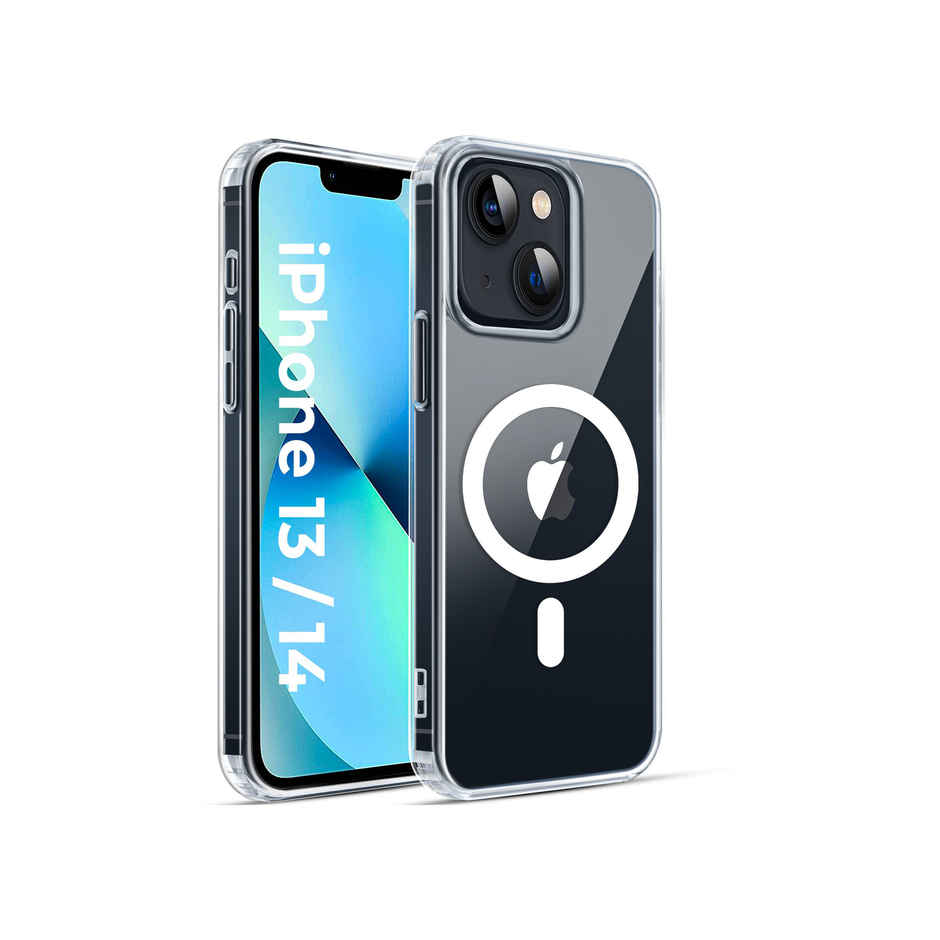 Artistque Case for Iphone 13 | Iphone 14 Back Cover - Transparent Clear Magsafe