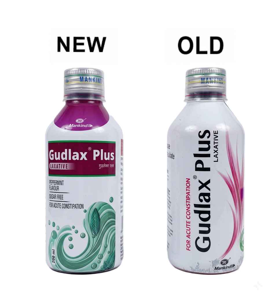 Gudlax Plus Laxative Peppermint Flavour Sugar Free Oral Suspension