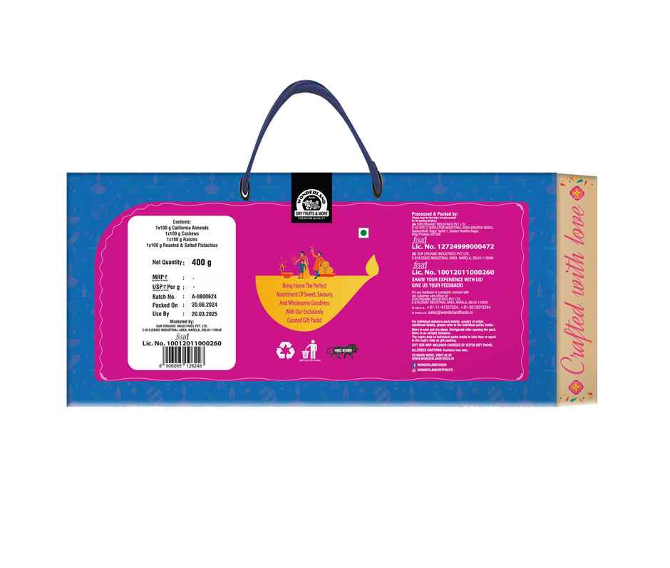 Wonderland Book Shape Gift Combo 