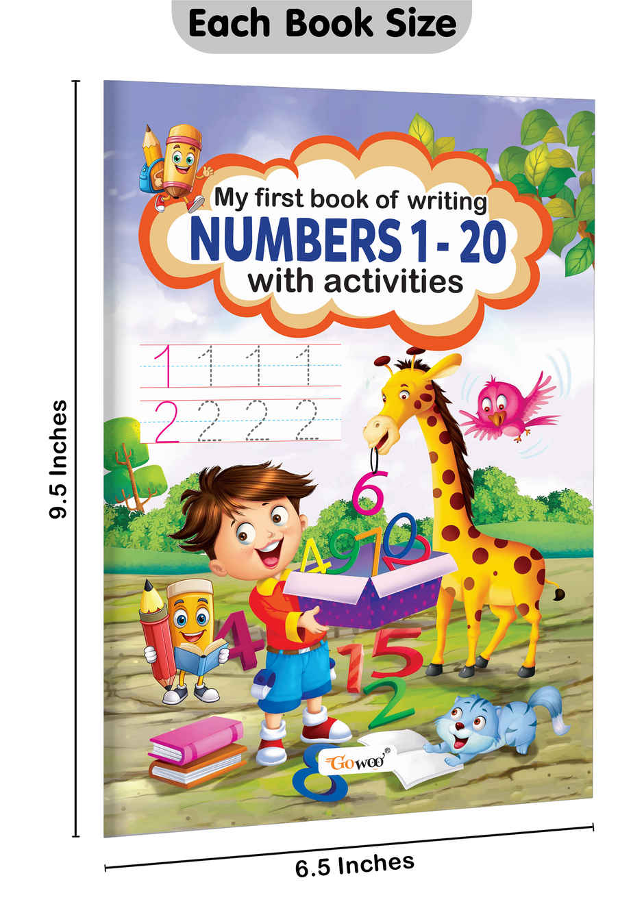 My First Book Of Writing Numbers 1-20 with Activities | Activity Workbook | Writing Practice Book
