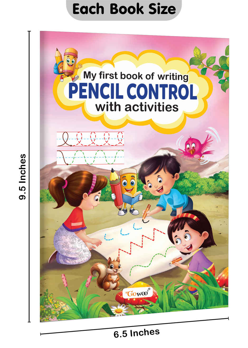 My First Book Of Writing Pencil Control with Activities | Kindergarten Writing And Activity Book