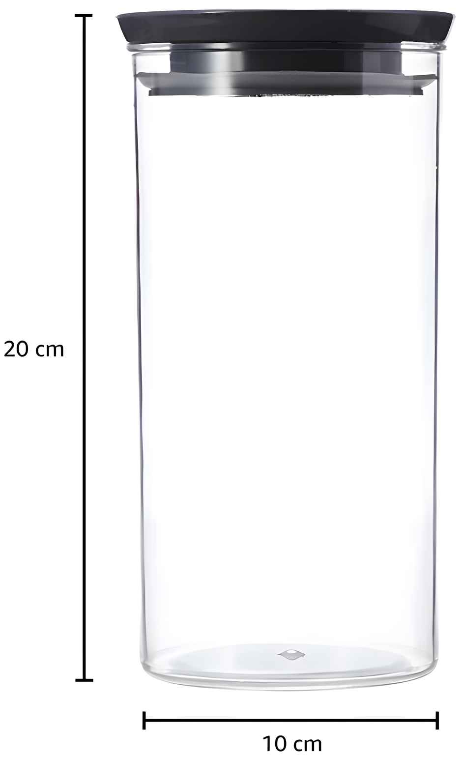 Youbee 1400 ml Multipurpose Plastic Storage Jar And Kitchen Storage Container Set Of 2