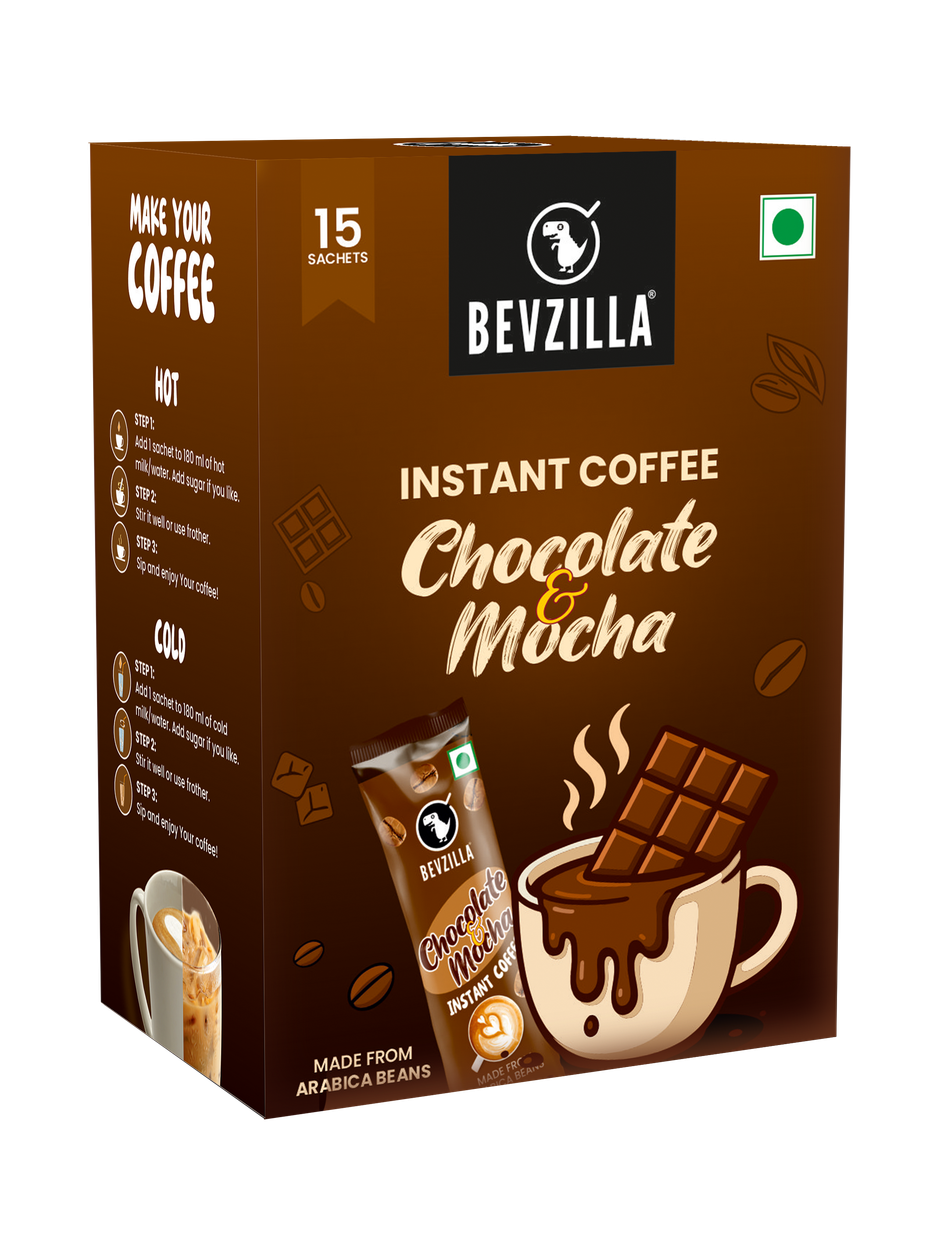 Bevzilla Choco Mocha Instant Coffee Powder Sachet