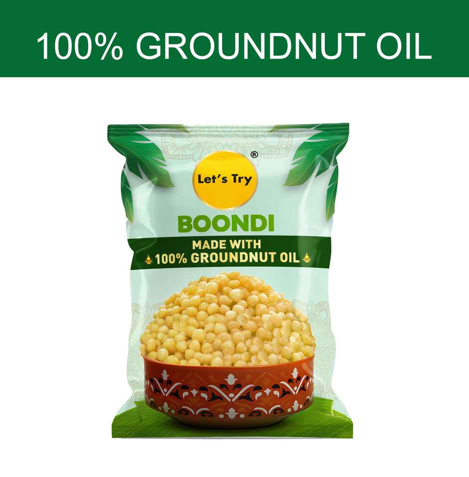 Let's Try Boondi | Made With 100% Groundnut Oil