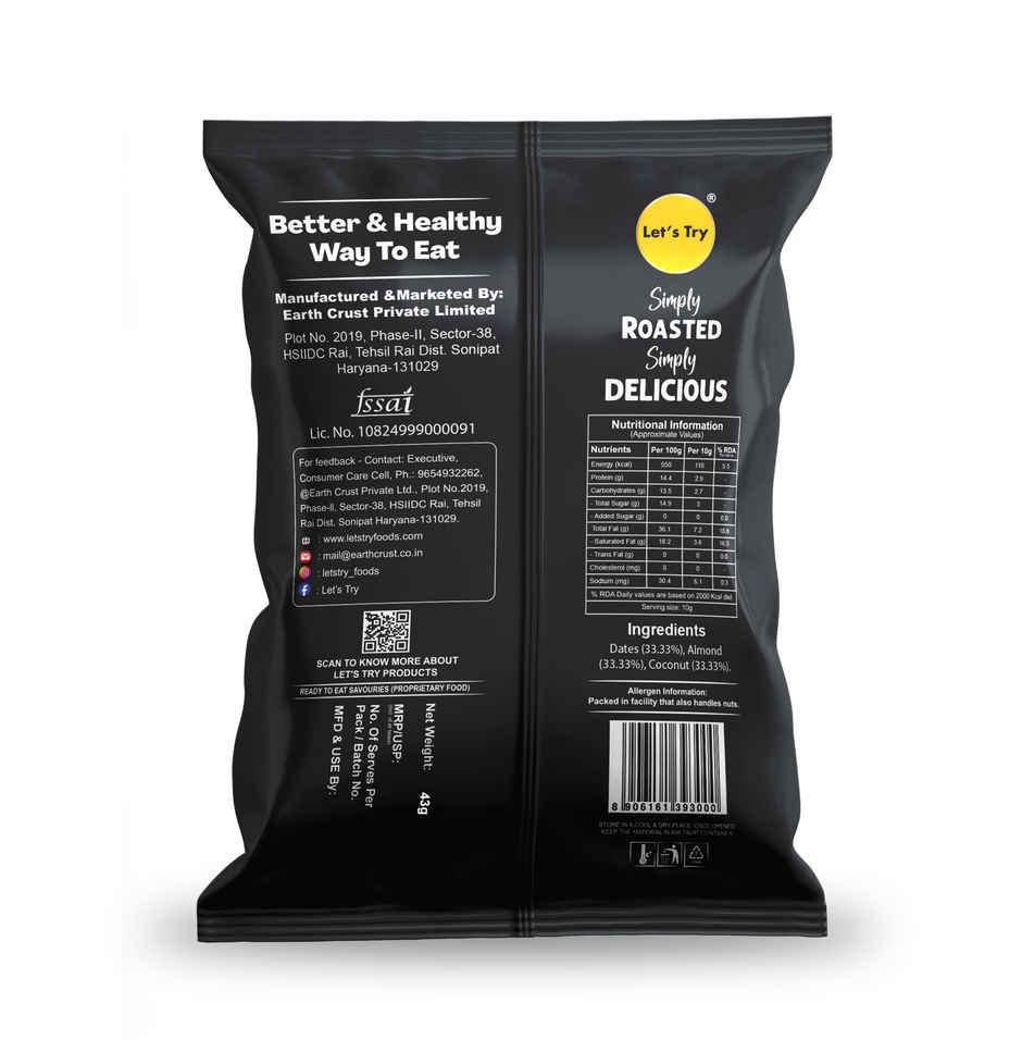 Let's Try Crunchy Nutty Mix | 43 gm