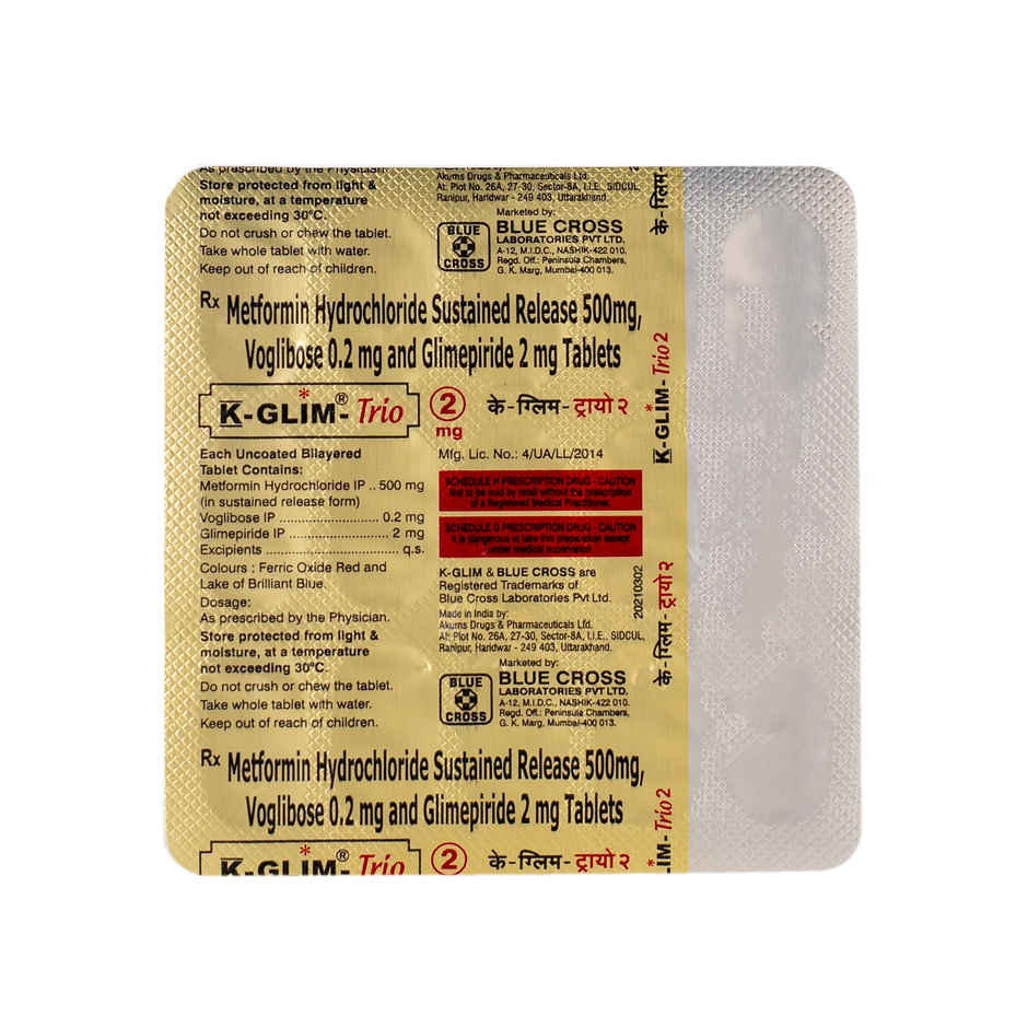 K-Glim-Trio 2mg Tablet SR