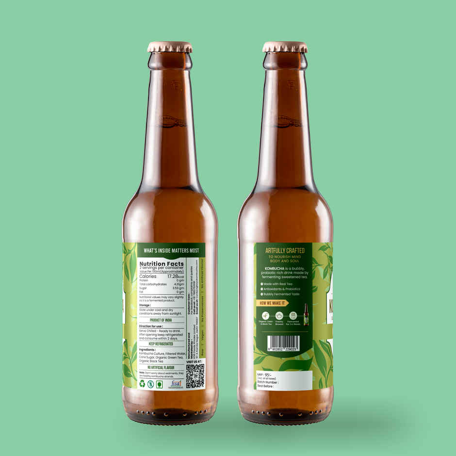 Toyo Kombucha Low Sugar Original | Non-Alcoholic Kombucha