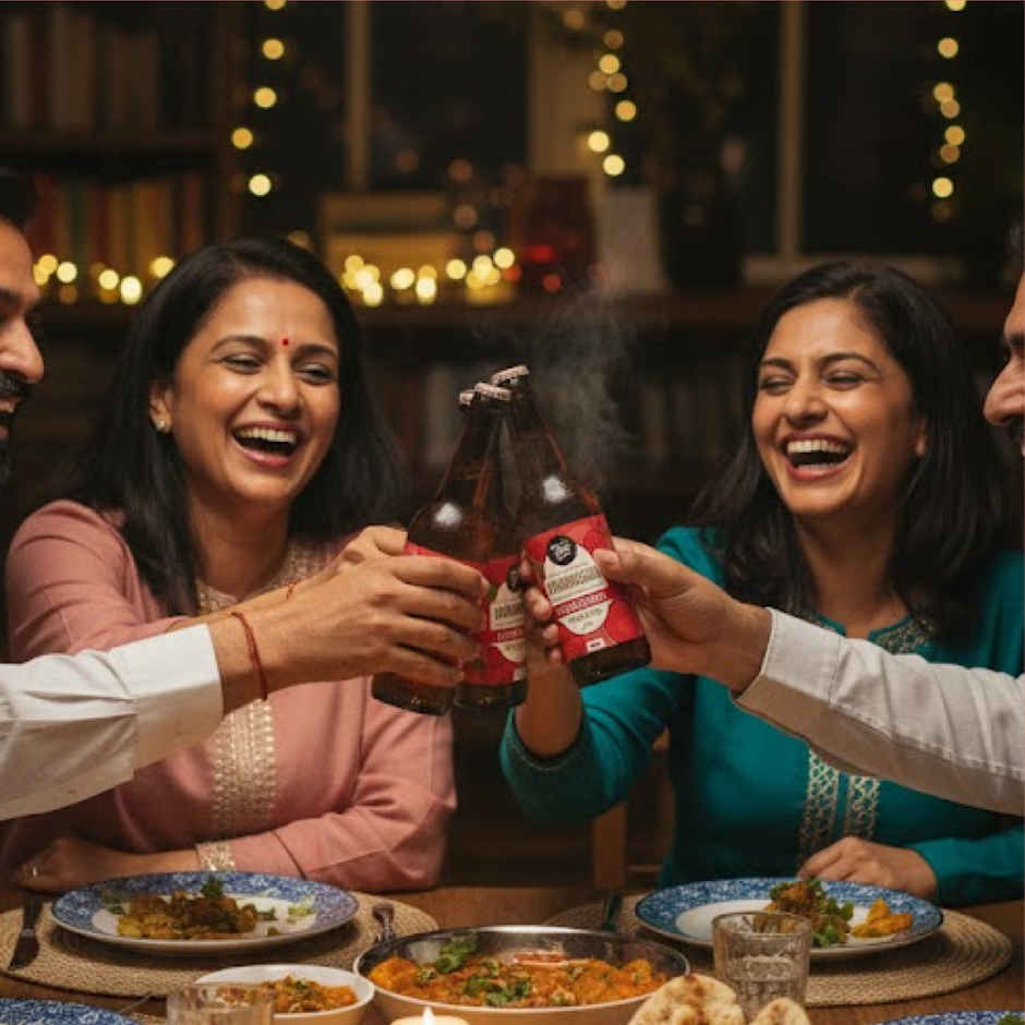 Toyo Kombucha Cranberry Kombucha(330ml) & Beyond Snã¡Ck Kerala Banana Chips - Hot And Sweet Chilli(75gms) Combo