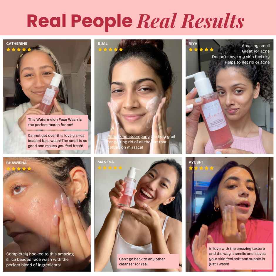 The Skin Diet Company Watermelon Face Wash