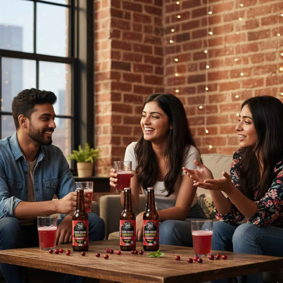 Toyo Kombucha Zero Sugar Cranberry | Non-Alcoholic Kombucha