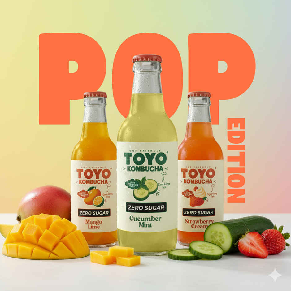 Toyo Kombucha Zero Sugar Cucumber Mint