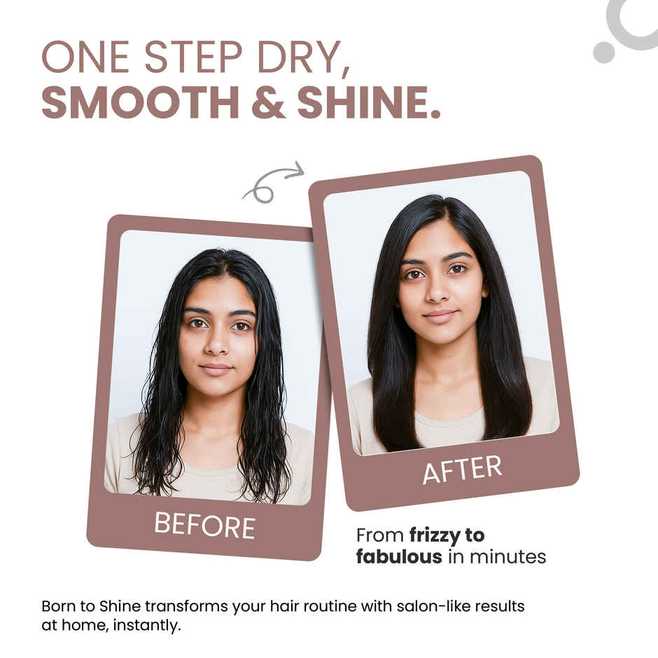 PROTOUCH Born to Shine 2-in-1 Blow Brush | Hair Dryer & Volumizer | Smooth & Shine | 1200W