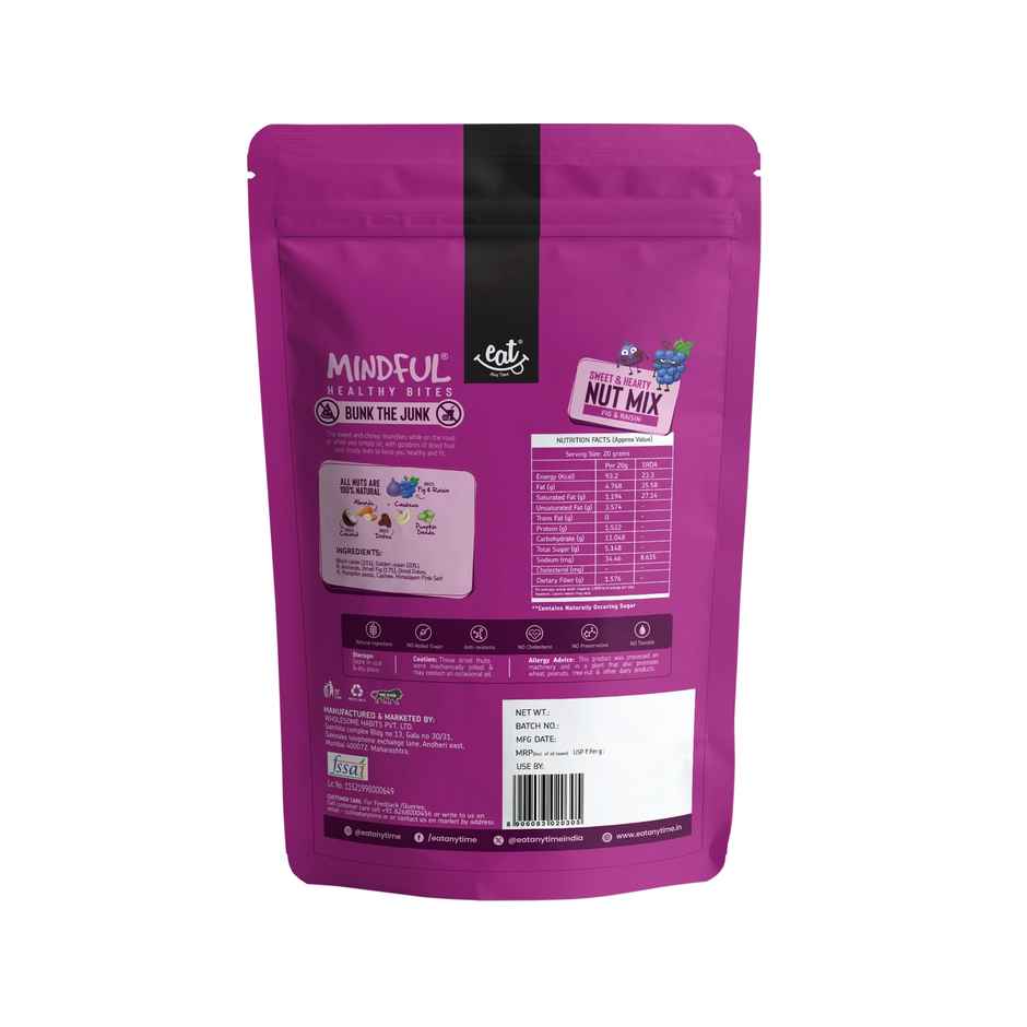 Eat Anytime Fig And Raisin Trail Mix