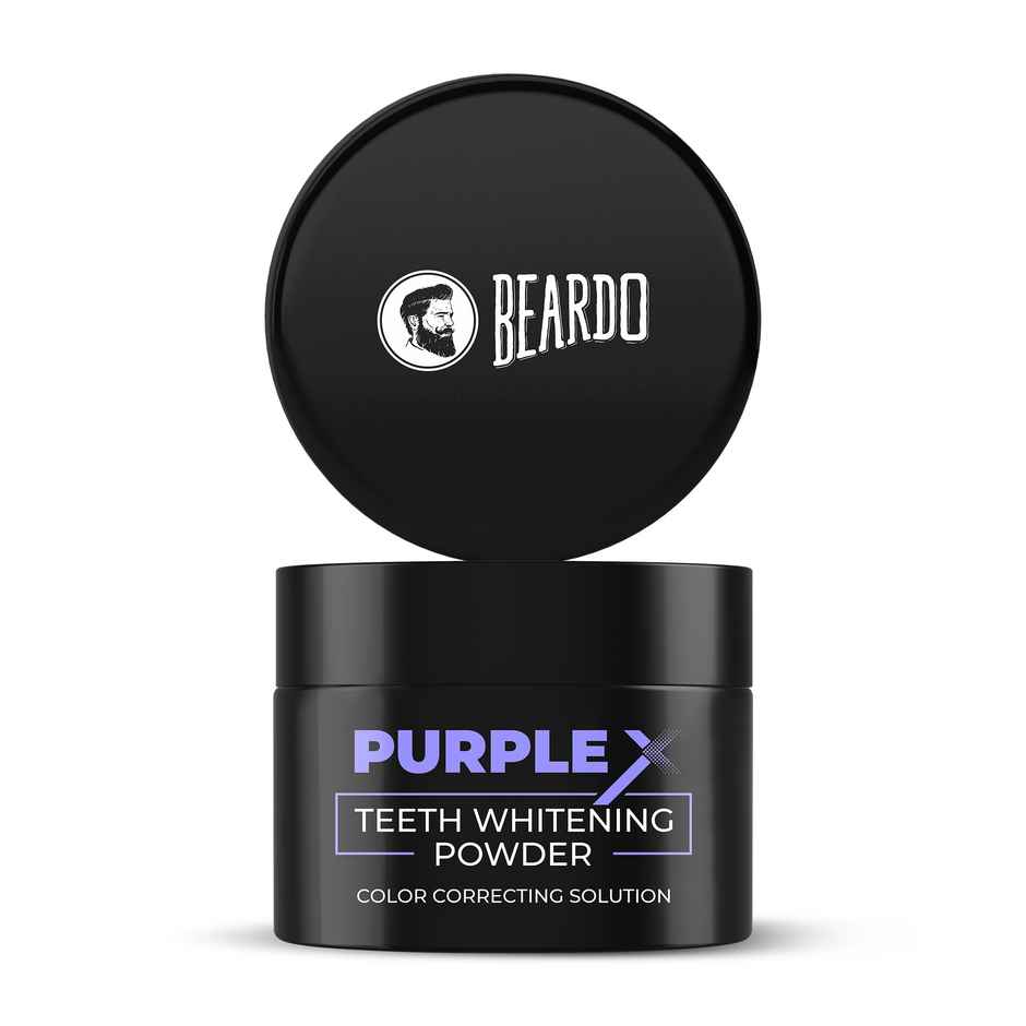 Beardo Purple X Teeth Whitening Powder