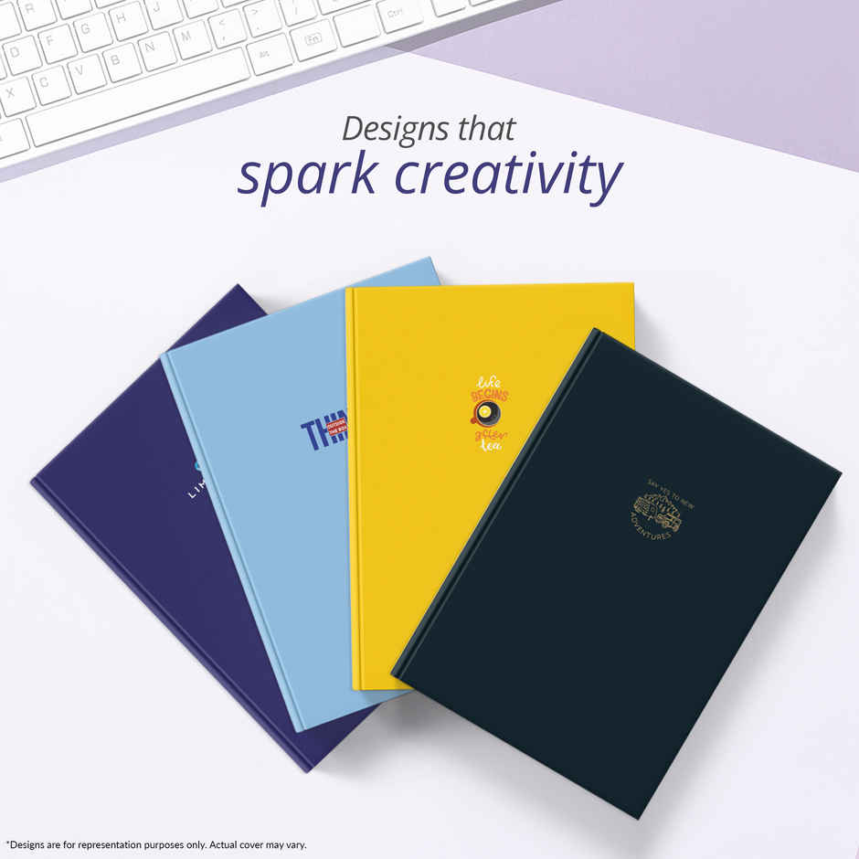Paperkraft | Signature Series | A5 Size | 176 Pages | 80 Gsm | Single Line | Assorted