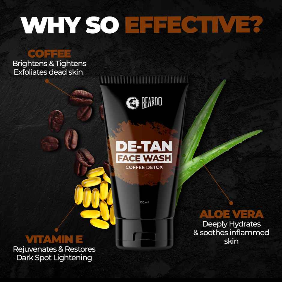 Beardo Men DeTan Coffee Face Wash