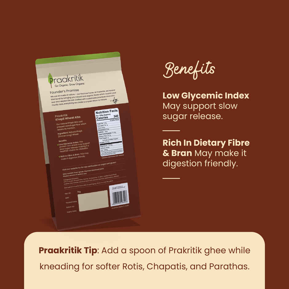 Praakritik Khapli Wheat Atta