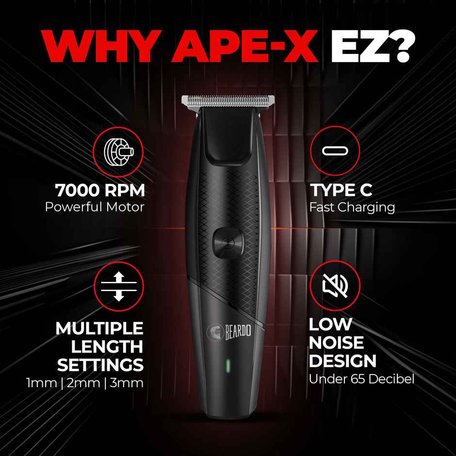 Beardo Ape-X EZ Trimmer Smooth Versatile Grooming
