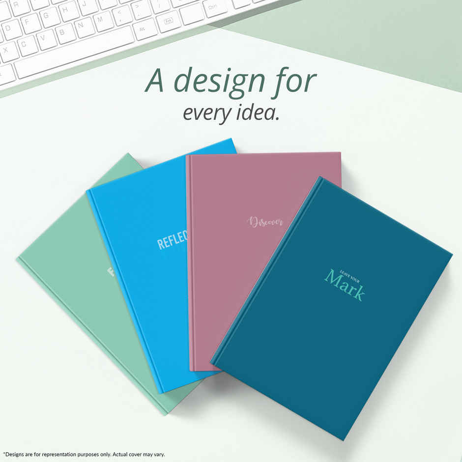 Paperkraft | Signature Series | A5 Size | 176 Pages | 80 Gsm | Single Line | Hard Cover | Assorted