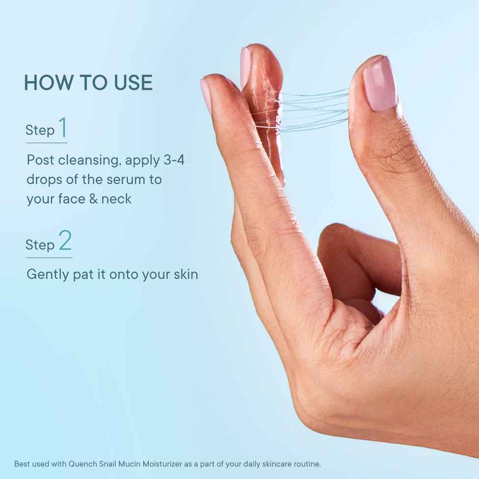 Quench Botanics 96% Snail Mucin Collagen Boost Serum