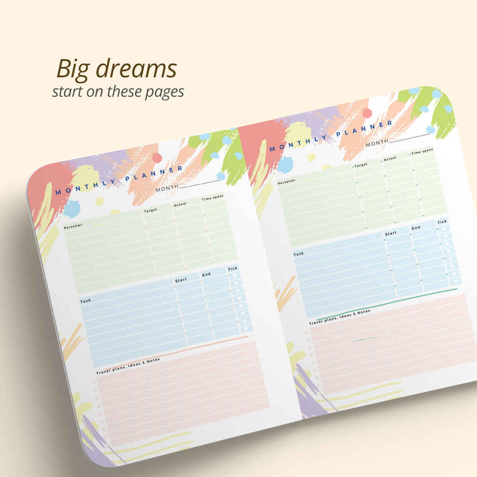 Paperkraft | Expression Series | A5 Size | 176 Pages | 80 Gsm | Single Line | Soft Cover | Assorted