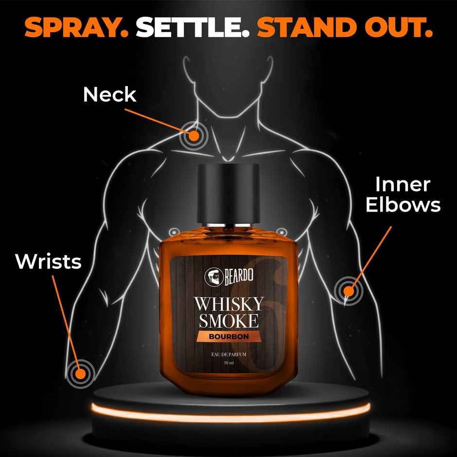 Beardo Whisky Smoke Bourbon Perfume For Men Eau De Parfum