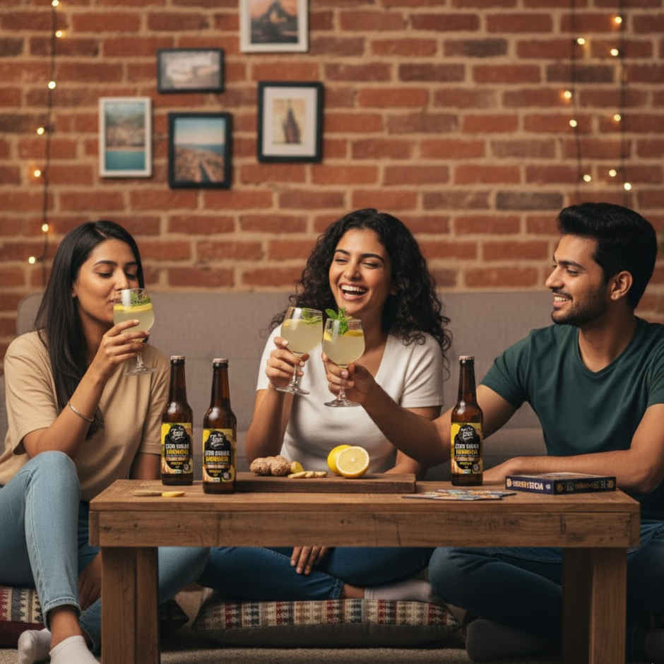 Toyo Kombucha Zero Sugar Ginger Lemon | Non-Alcoholic Kombucha