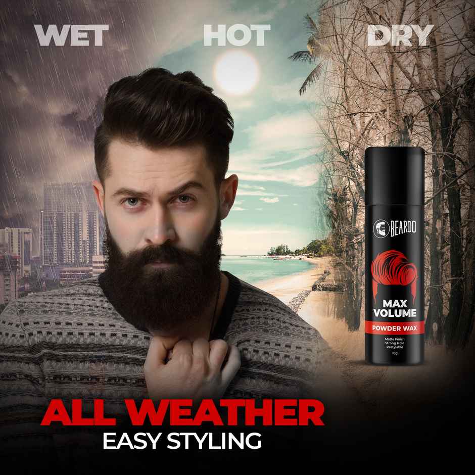 Beardo Max Volume Hair Wax Powder