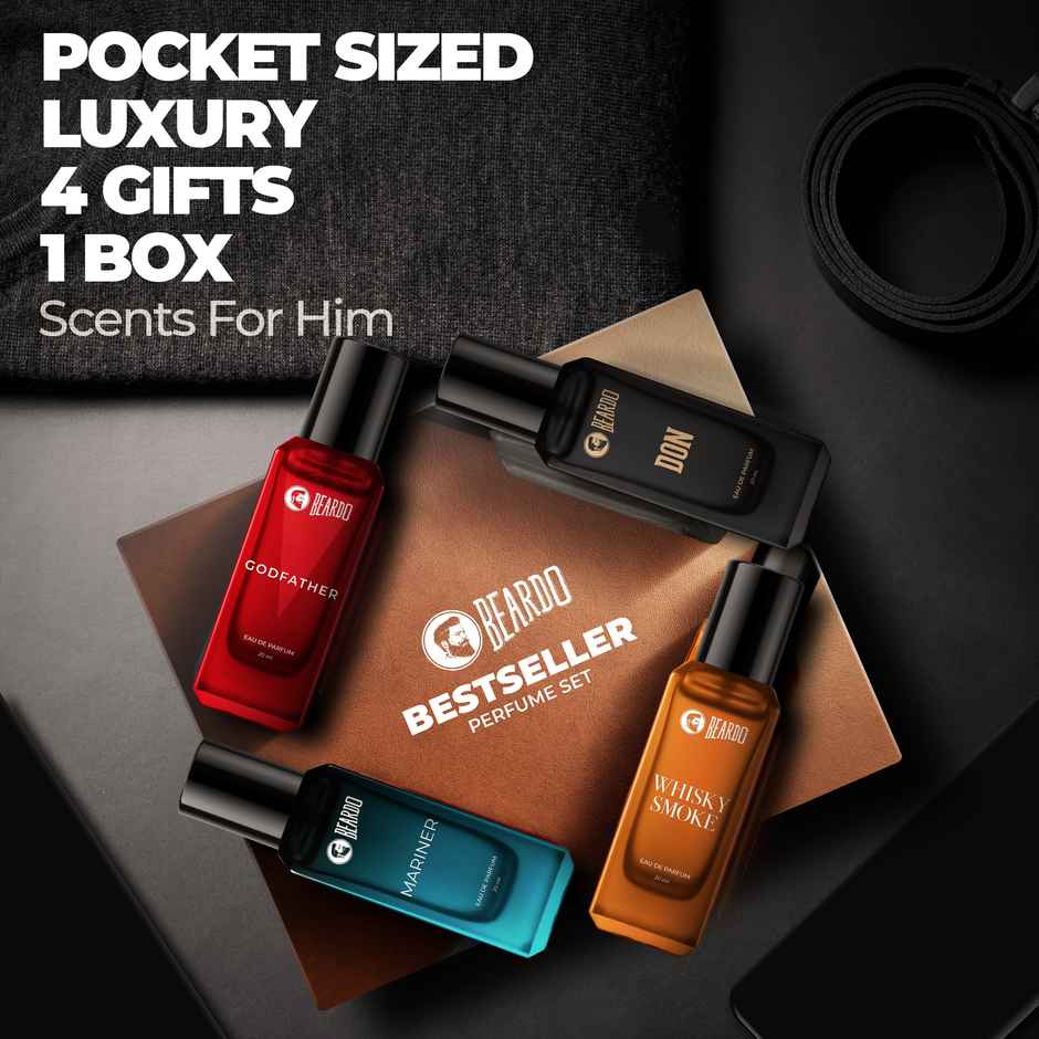 Beardo Best Seller Perfumes Gift Set | Grooming Essentials