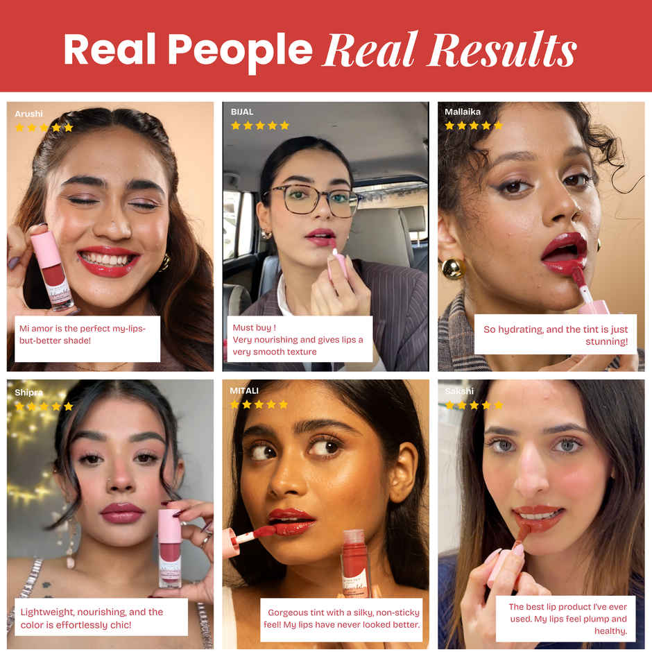 THE SKIN DIET COMPANY Lip Barrier Shine Gloss Oil For Dry & Pigmented Lips - Mi Amor