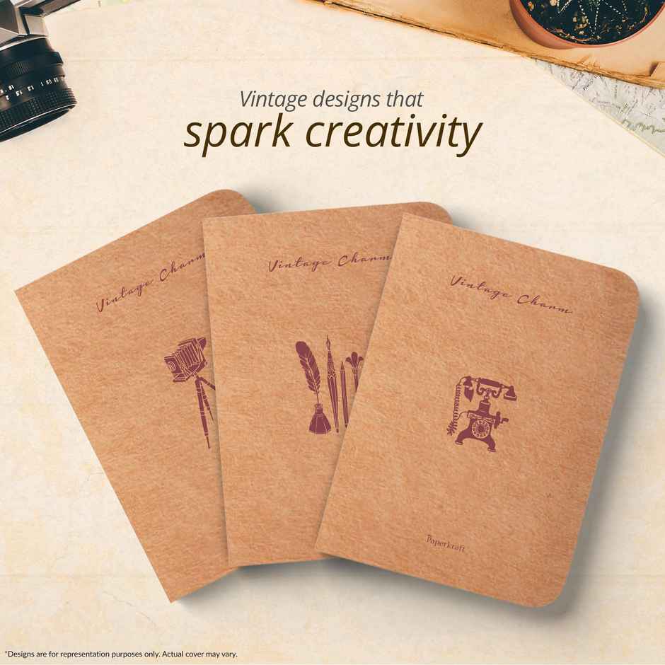 Paperkraft | Vintage Series Brown Kraft | Vintage Items | 210x 148 |176 Pages |unruled