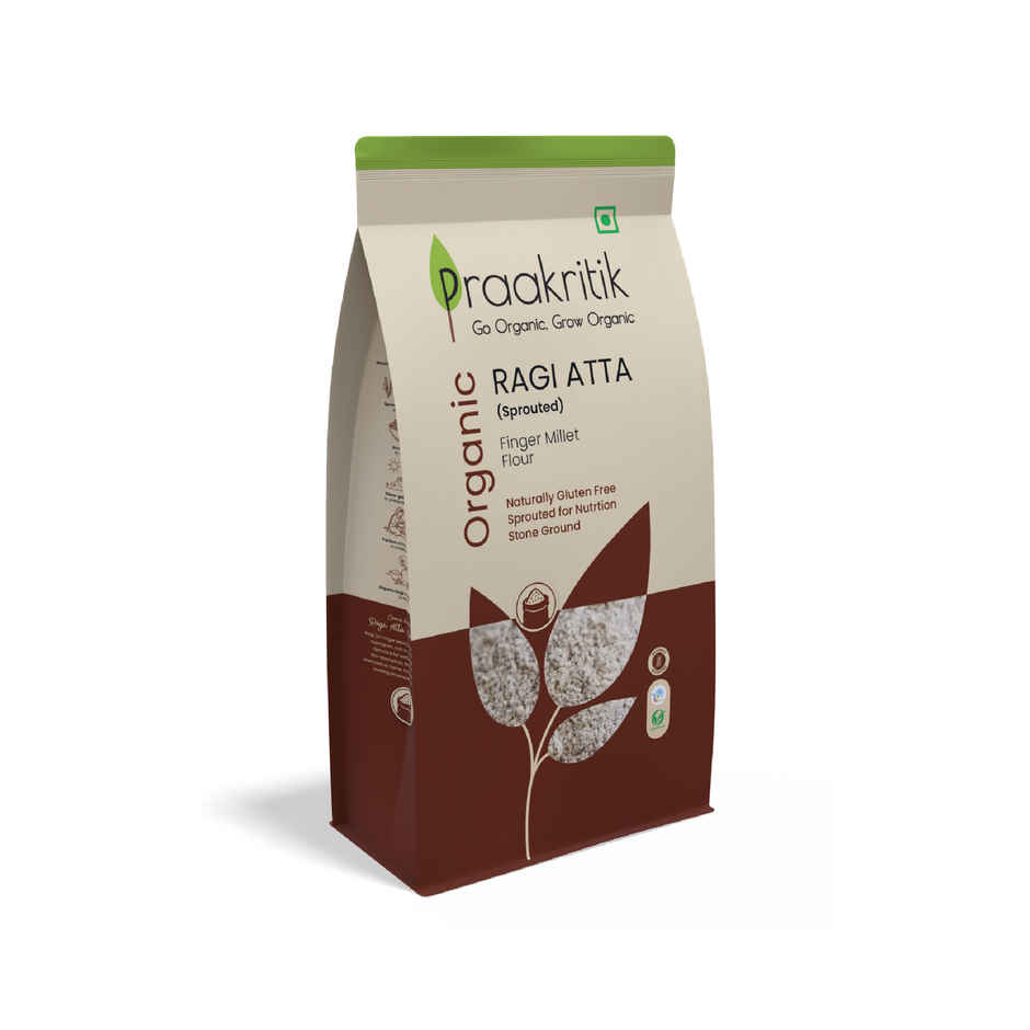 Praakritik Organic Sprouted Ragi Atta