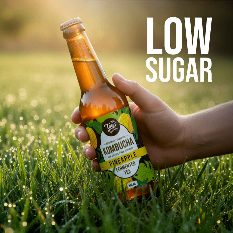 Toyo Kombucha Low Sugar Pineapple | Non-Alcoholic Kombucha