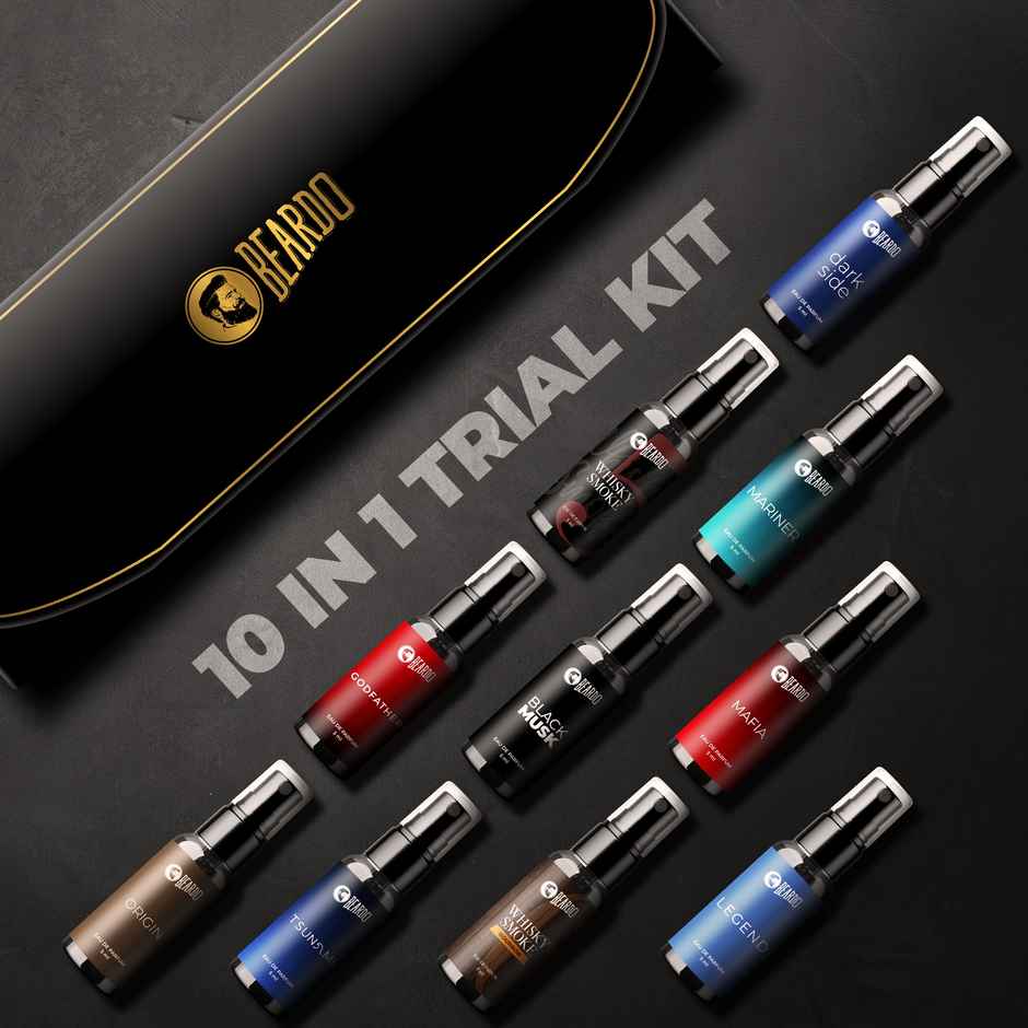 Buy Beardo Trial Perfume Set Travel Kit Online - Price @ ₹630 | Instant ...