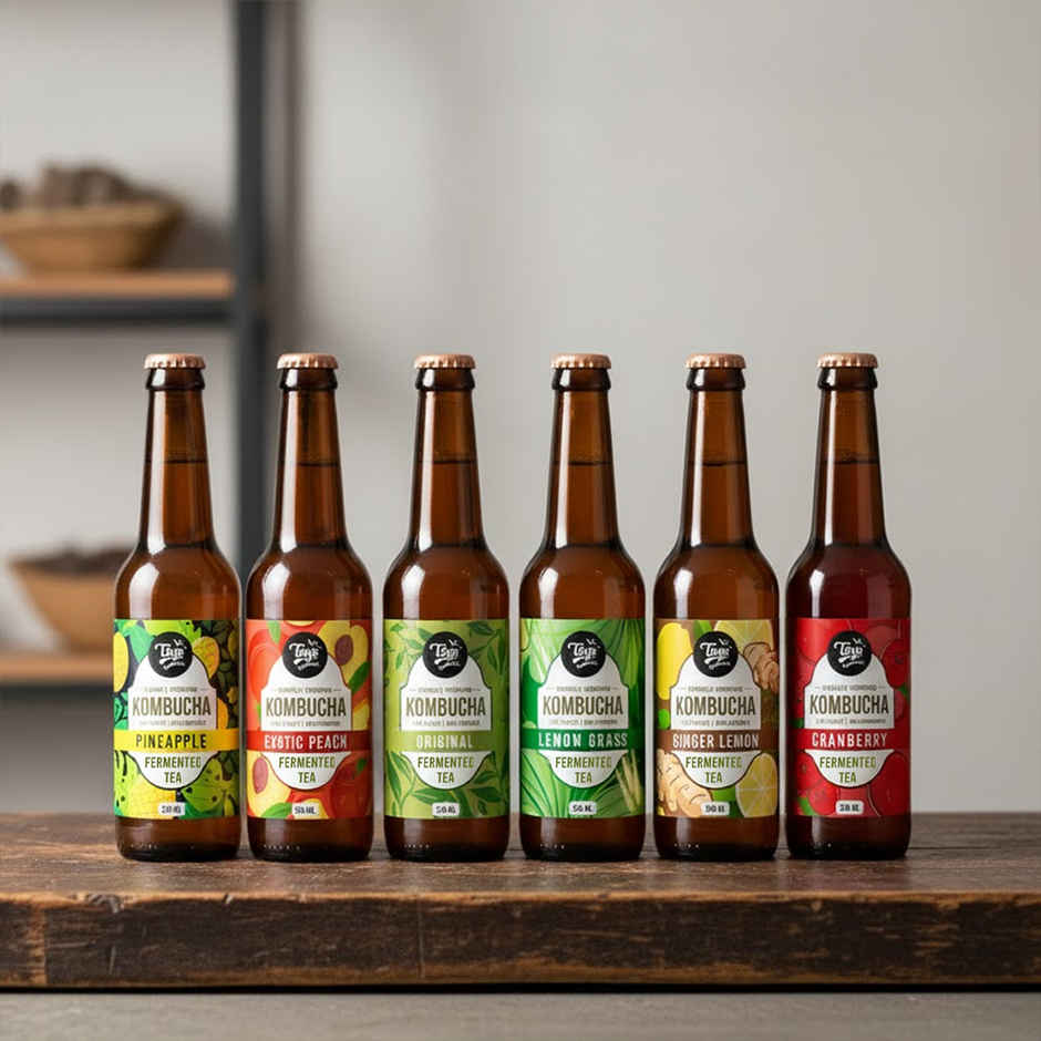 Toyo Kombucha Low Sugar Exotic Peach | Non-Alcoholic Kombucha